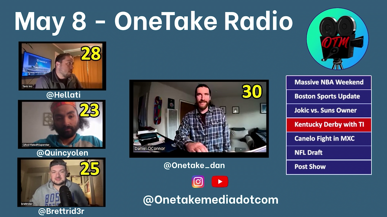 Featured Image of OneTake Radio May 8